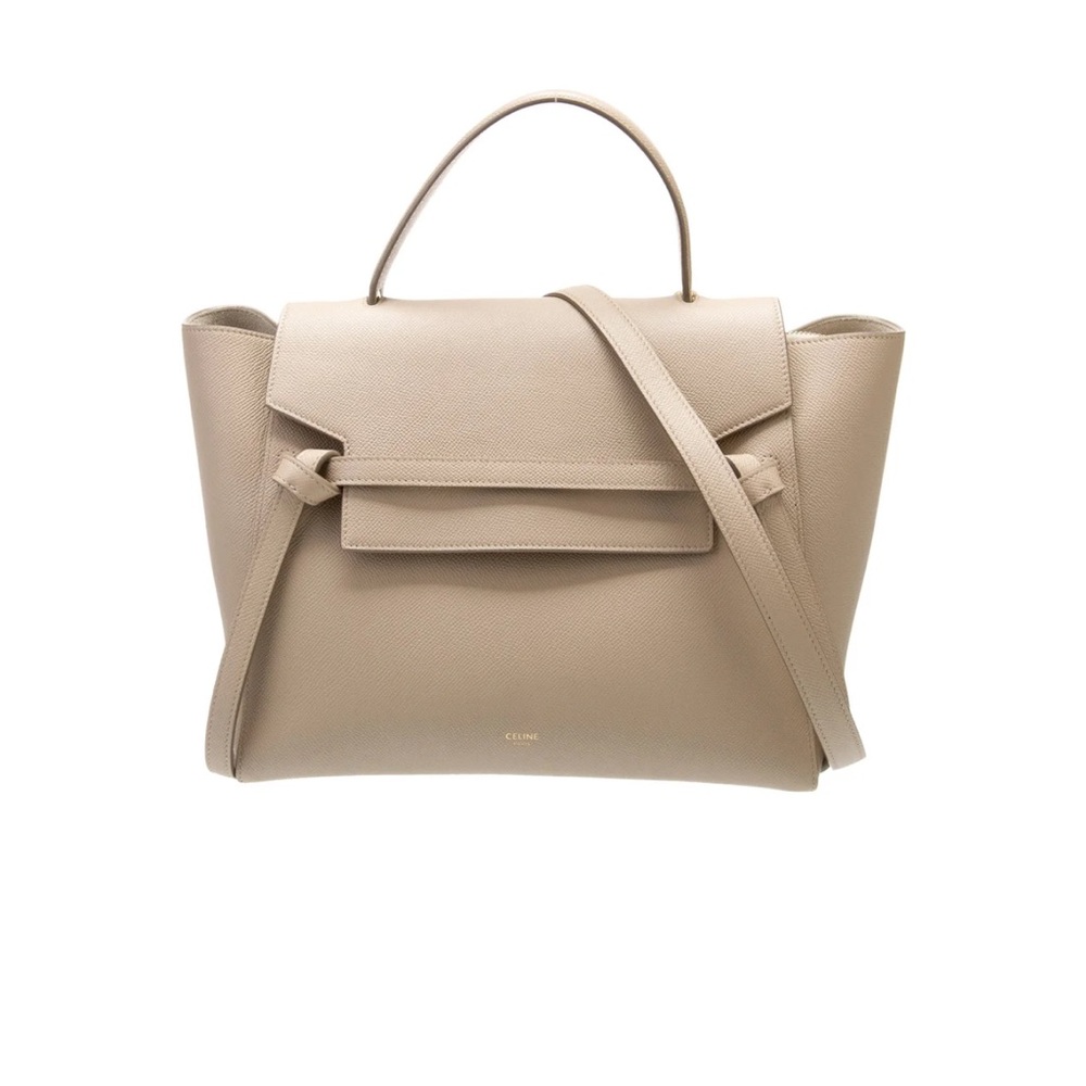 Celine Beige Satchel Bag